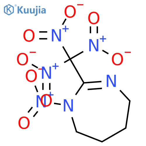 1H-1,3-Diazepine, 4,5,6,7-tetrahydro-1-nitro-2-(trinitromethyl)- structure
