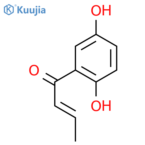 2-Buten-1-one, 1-(2,5-dihydroxyphenyl)- structure