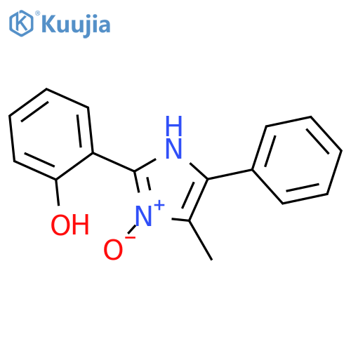 Phenol, 2-(4-methyl-3-oxido-5-phenyl-1H-imidazol-2-yl)- structure
