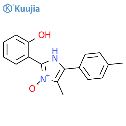 Phenol, 2-[4-methyl-5-(4-methylphenyl)-3-oxido-1H-imidazol-2-yl]- structure