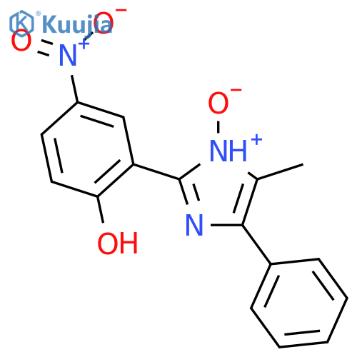 Phenol, 2-(4-methyl-3-oxido-5-phenyl-1H-imidazol-2-yl)-4-nitro- structure