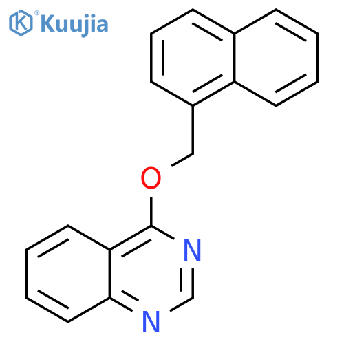 Quinazoline, 4-(1-naphthalenylmethoxy)- structure