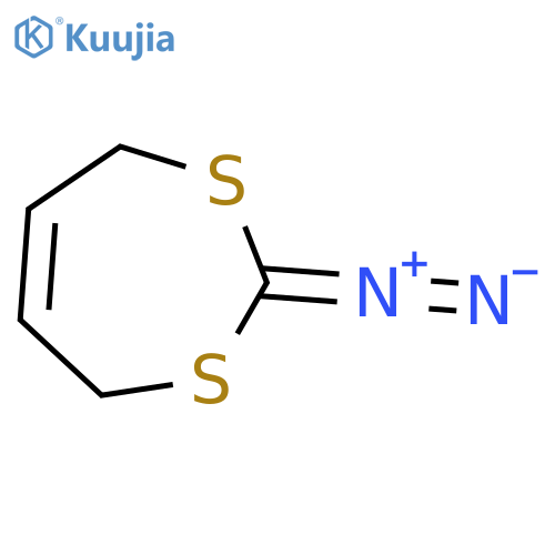 1,3-Dithiepin, 2-diazo-4,7-dihydro- structure