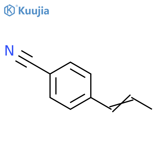 Benzonitrile, 4-(1-propenyl)- structure