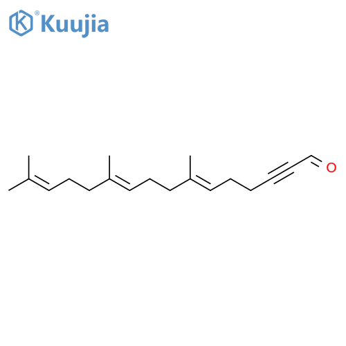 6,10,14-Hexadecatrien-2-ynal, 7,11,15-trimethyl-, (E,E)- structure
