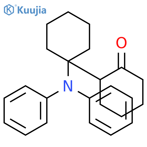 [1,1'-Bicyclohexyl]-2-one, 1'-(diphenylamino)- structure