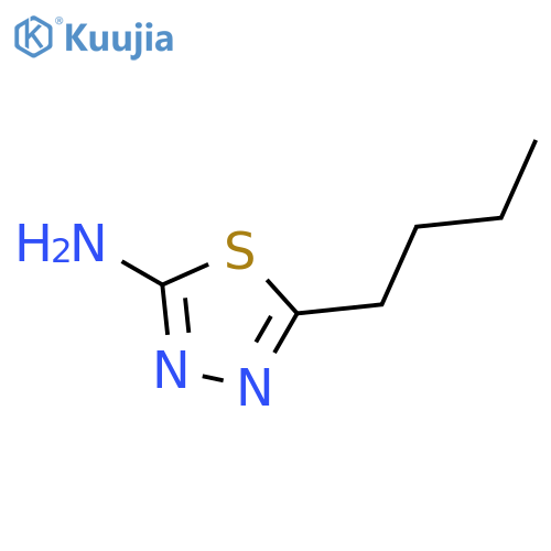 5-Butyl-1,3,4-thiadiazol-2-amine structure