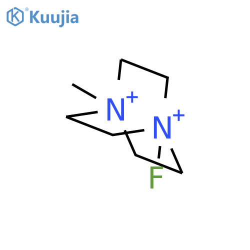 1,4-Diazoniabicyclo[2.2.2]octane, 1-fluoro-4-methyl- structure
