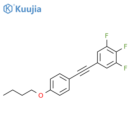 Benzene, 5-[(4-butoxyphenyl)ethynyl]-1,2,3-trifluoro- structure