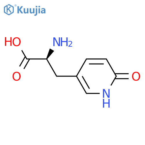 3-Pyridinepropanoicacid,-alpha--amino-1,6-dihydro-6-oxo-,(-alpha-S)-(9CI) structure