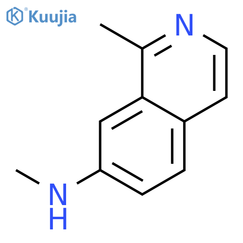 7-Isoquinolinamine,N,1-dimethyl- structure