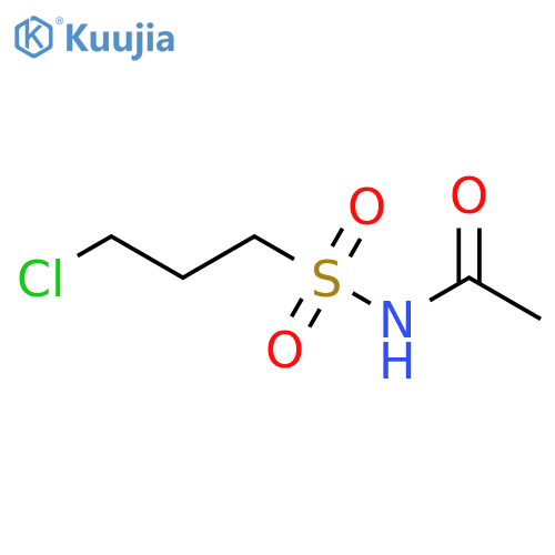 Acetamide, N-[(3-chloropropyl)sulfonyl]- structure