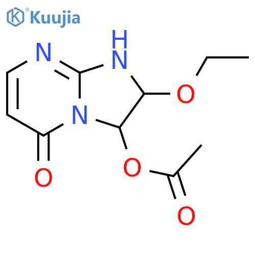 Imidazo[1,2-a]pyrimidin-5(1H)-one, 3-(acetyloxy)-2-ethoxy-2,3-dihydro- structure
