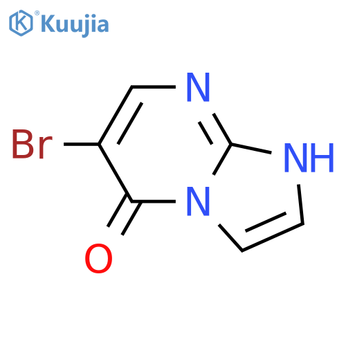 6-bromo-1H,5H-imidazo1,2-apyrimidin-5-one structure