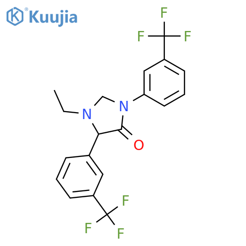 4-Imidazolidinone, 1-ethyl-3,5-bis[3-(trifluoromethyl)phenyl]- structure