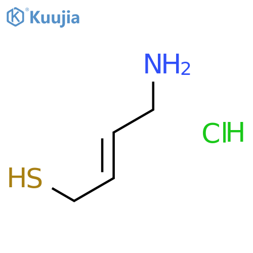 2-Butene-1-thiol, 4-amino-, hydrochloride structure