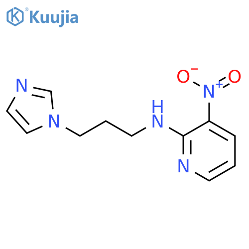 2-Pyridinamine, N-[3-(1H-imidazol-1-yl)propyl]-3-nitro- structure