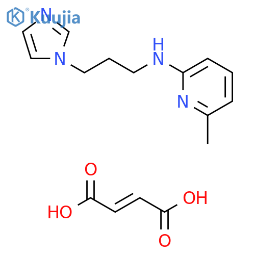2-Pyridinamine, N-[3-(1H-imidazol-1-yl)propyl]-6-methyl-, (2E)-2-butenedioate (2:3) structure