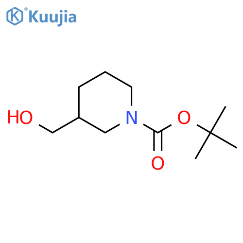tert-butyl (3R)-3-(hydroxymethyl)piperidine-1-carboxylate structure