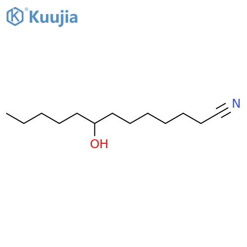 Tridecanenitrile,8-hydroxy- structure