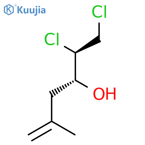 5-Hexen-3-ol, 1,2-dichloro-5-methyl-, (R*,R*)-(±)- structure