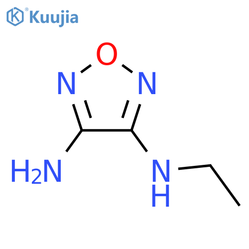 1,2,5-Oxadiazole-3,4-diamine,N3-ethyl- structure