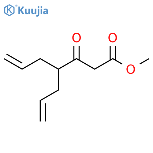 6-Heptenoic acid, 3-oxo-4-(2-propenyl)-, methyl ester structure