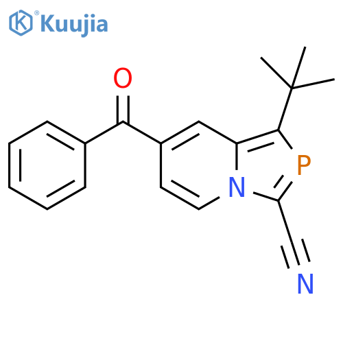 [1,3]Azaphospholo[1,5-a]pyridine-3-carbonitrile, 7-benzoyl-1-(1,1-dimethylethyl)- structure
