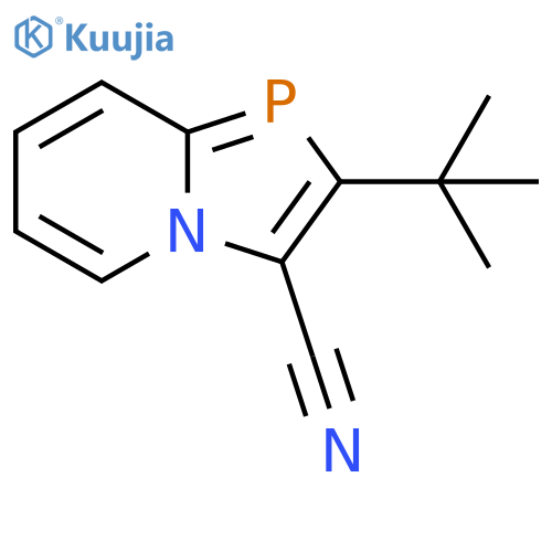 [1,3]Azaphospholo[1,2-a]pyridine-3-carbonitrile, 2-(1,1-dimethylethyl)- structure
