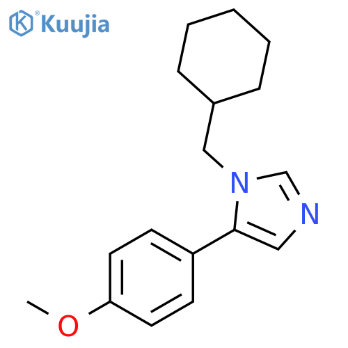 1H-Imidazole, 1-(cyclohexylmethyl)-5-(4-methoxyphenyl)- structure