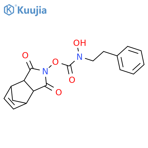 4,7-Methano-1H-isoindole-1,3(2H)-dione,3a,4,7,7a-tetrahydro-2-[[[hydroxy(2-phenylethyl)amino]carbonyl]oxy]- structure