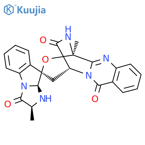 (1R,2'S,3'As,12R,14R)-2',12-dimethylspiro[13-oxa-2,10,17-triazatetracyclo[10.3.2.02,11.04,9]heptadeca-4,6,8,10-tetraene-14,4'-3,3a-dihydro-2H-imidazo[1,2-a]indole]-1',3,16-trione structure