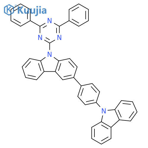 3-(4-(9H -Carbazol-9-yl)phenyl)-9-(4,6-diphenyl-1,3,5-triazin-2-yl)-9H -carbazole structure