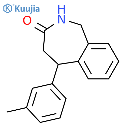 3H-2-Benzazepin-3-one, 1,2,4,5-tetrahydro-5-(3-methylphenyl)- structure