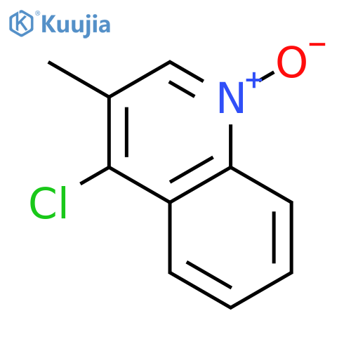 Quinoline, 4-chloro-3-methyl-, 1-oxide structure