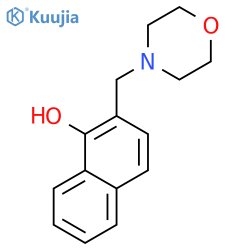 1-Naphthalenol, 2-(4-morpholinylmethyl)- structure