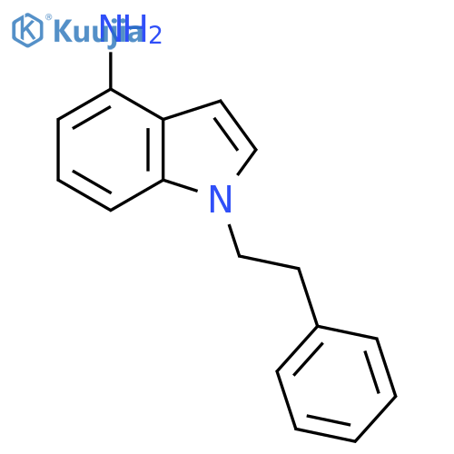 1-Phenethyl-1H-indol-4-amine structure