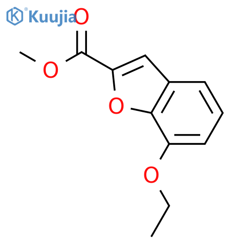 Methyl 7-ethoxy-1-benzofuran-2-carboxylate structure