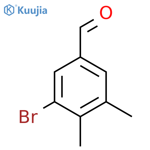 3-Bromo-4,5-dimethylbenzaldehyde structure