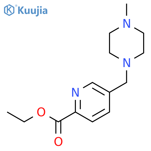 Ethyl 5-(4-methylpiperazin-1-yl)-methylpyridine-2-carboxylate structure