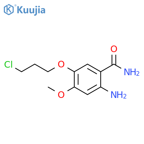 Benzamide, 2-amino-5-(3-chloropropoxy)-4-methoxy- structure