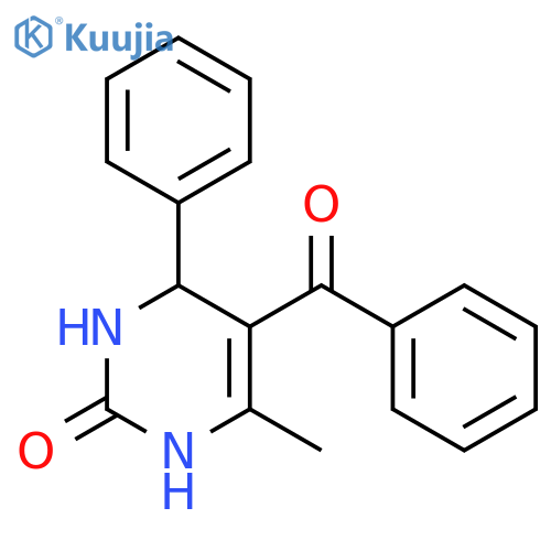 2(1H)-Pyrimidinone, 5-benzoyl-3,4-dihydro-6-methyl-4-phenyl- structure