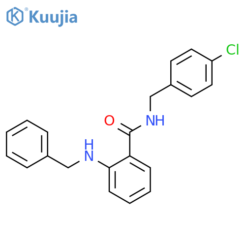 2-(Benzylamino)-N-(4-chlorobenzyl)benzamide structure
