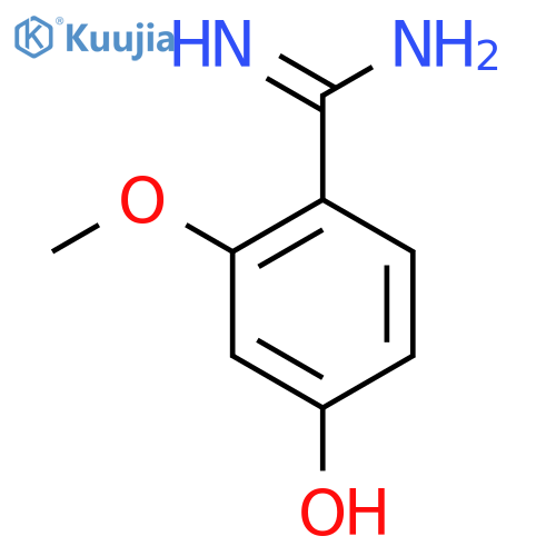 4-Hydroxy-2-methoxybenzene-1-carboximidamide structure