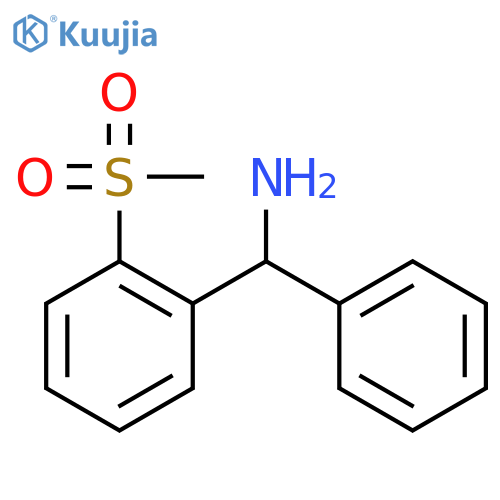 (2-(Methylsulfonyl)phenyl)(phenyl)methanamine structure