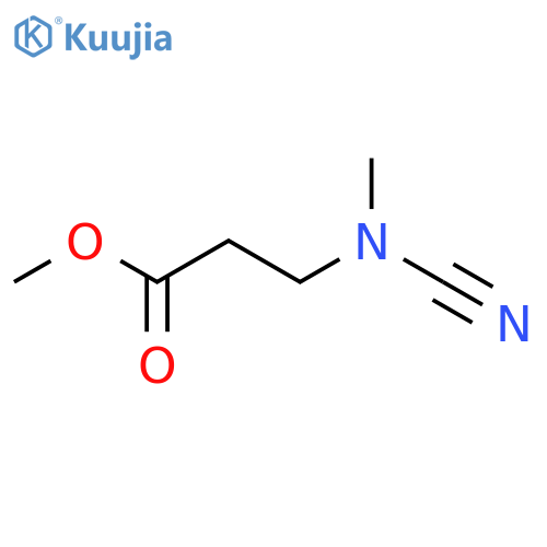 Methyl 3-[cyano(methyl)amino]propanoate structure