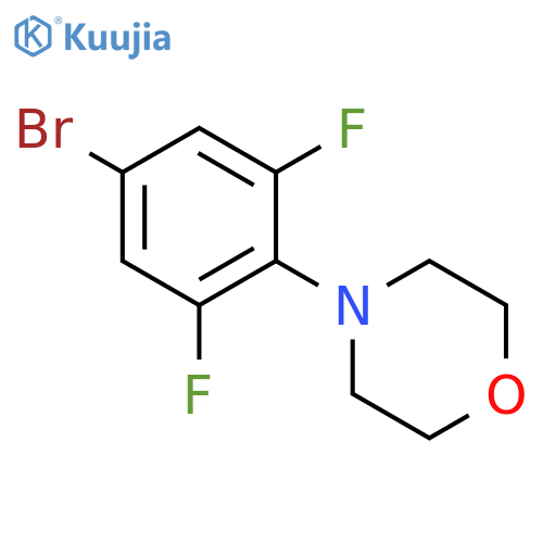 4-(4-Bromo-2,6-difluorophenyl)morpholine structure