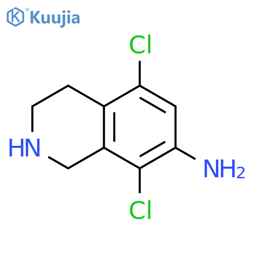 7-Amino-5,8-dichloro-1,2,3,4-tetrahydroisoquinoline structure