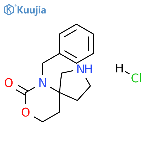 6-Benzyl-8-oxa-2,6-diazaspiro[4.5]decan-7-one hydrochloride structure