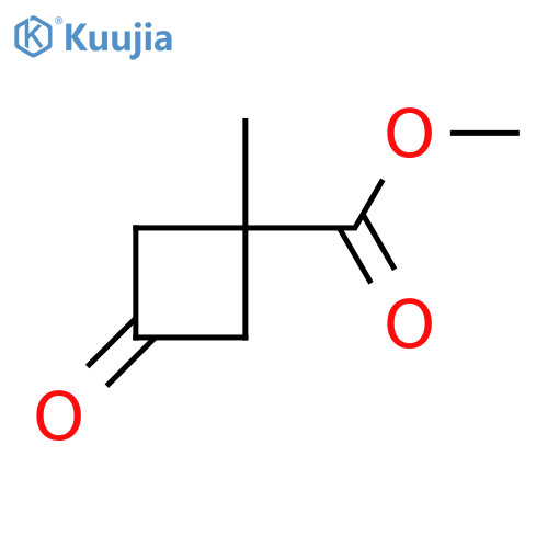 methyl 1-methyl-3-oxo-cyclobutanecarboxylate structure